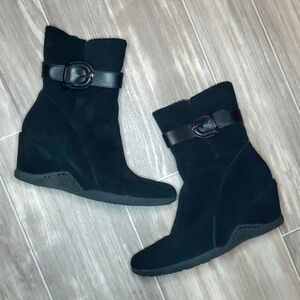 Etienne Aigner Wedge Boots | Size 6.5M